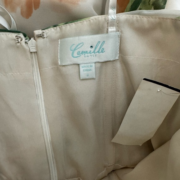 Floral tie neck halter dress - Picture 12 of 12